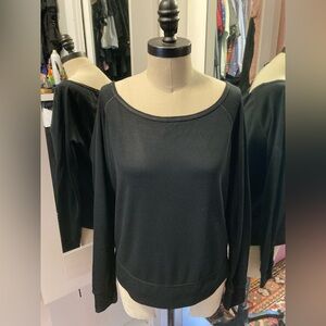 Joy Lab Women’s Black Crew Scoop Neck Sweater/Sweatshirt, Size Small